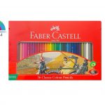 مداد رنگی جعبه فلزی تخت کلاسیک36رنگ