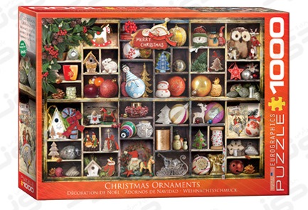 پازل 1000 تکه طرح تزیین کریسمس   Christmas Ornaments
