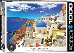 پازل 1000 تکه یوروگرافیکس طرحOia Santorini کد0944
