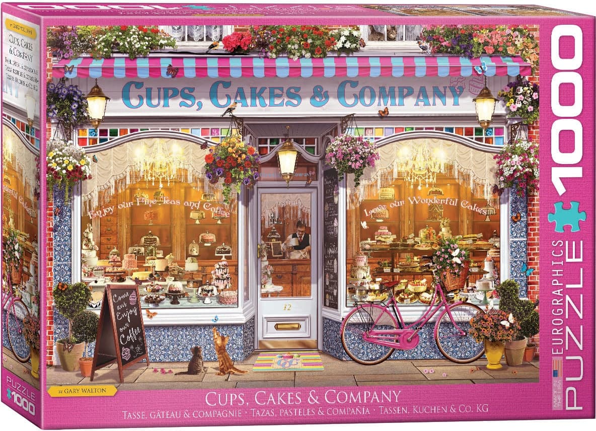 پازل 1000 تکه یوروگرافیکس طرح Cups Cakes & Company کد 5520